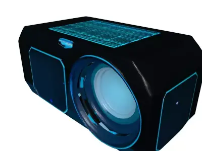 Futuristic LED Projector Device 3D model