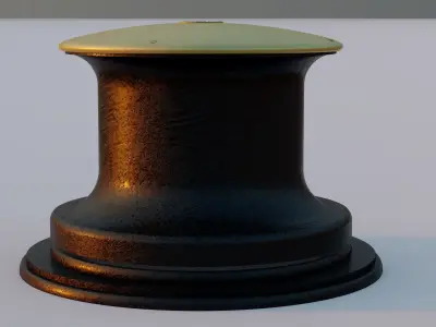RMS Titanic Capstan 3D model