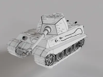 Tiger 2 3D model