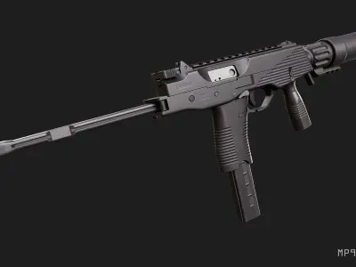 MP9  TP9 Low-poly 3D model