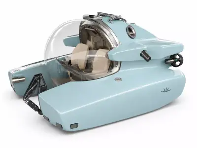 Triton 1650 - Private Submarine 3D model