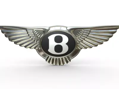 bentley logo 3D model V3