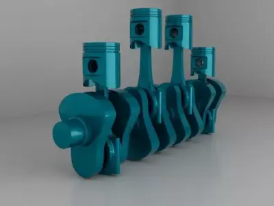 CRANK SHAFT 3D model purchase