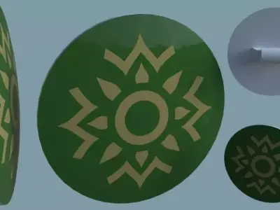 lego shield Free 3D model