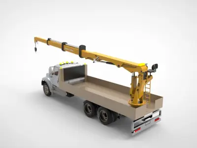 Loader Crane Low-poly 3D model purchase