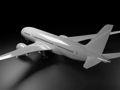 Boeing 787-8 airplane plane aircraft 3D model