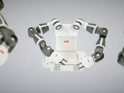 Robot Yumi Low-poly 3D model