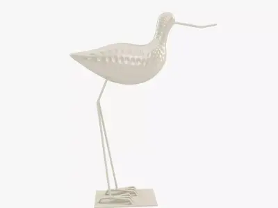 Sandpiper Figurine Free 3D model