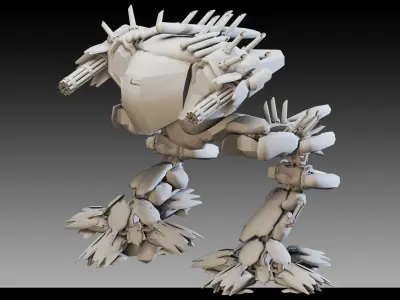 6 War Robots- Vol 02- High detail 3d models Low-poly 3D model