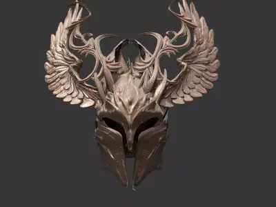 Angel templar helmet  3D model