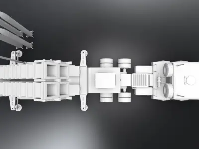 MIM 104 Patriot Missile System  3D print model