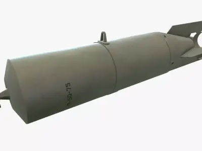 Bomb P-50-75 Low-poly 3D model