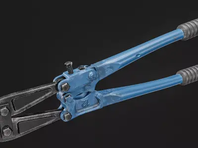 Bolt Cutter Low-poly 3D model