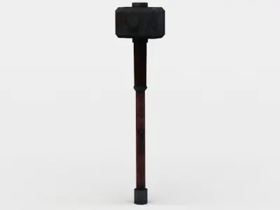 Hammer thor Low-poly 3D model buy