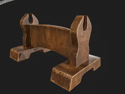 Ninja Sword  Low-poly 3D model