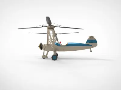 Focke-Wulf Fw 61 3D model purchase