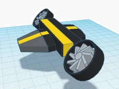 EDF Powered Drone Concept 3D print model