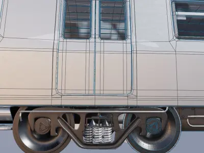 newyork subway train 3D model