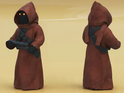  Star Wars Jawa in Standing Pose with Blaster 