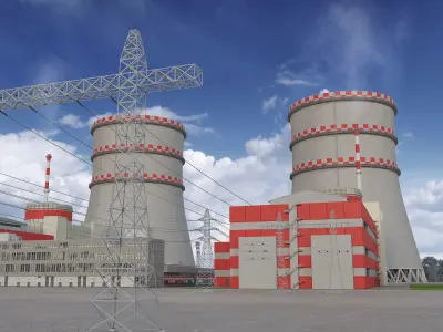  Nuclear power  3D model