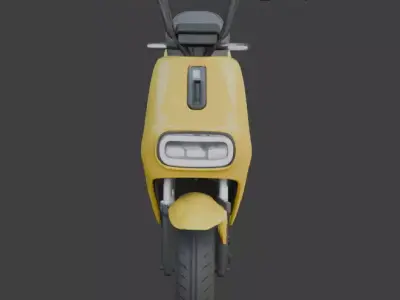 Stylized Electric Scooter 3D Model 3D model purchase