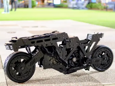 Quantum Retrograde Bike ITX PC Cas Bike 3D print model