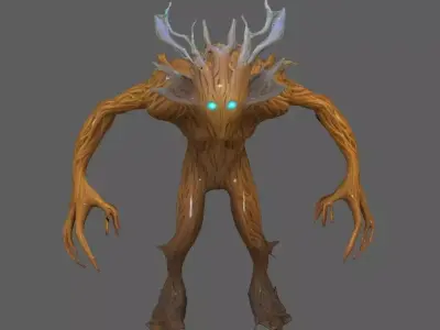 Creature 3D model 8