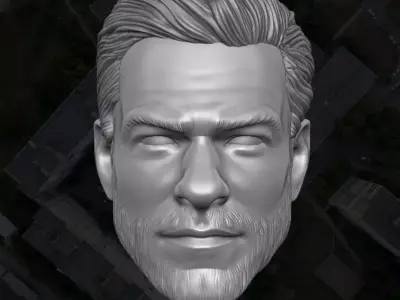Jack Reacher Fan Art 3D Printables for Action Figures 3D print model