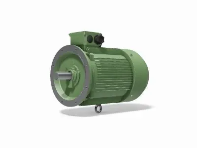 280M B5 2 Pole IEC electric motor - 3D CAD model 3D model