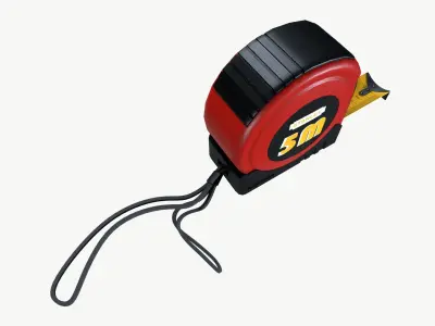 Measuring tape Low-poly 3D model order