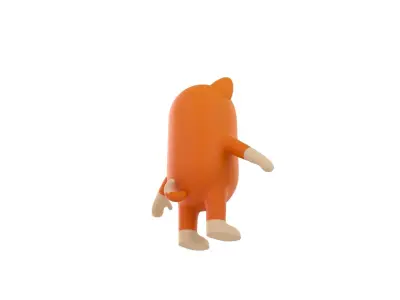 Shiba Dog Character 3D model