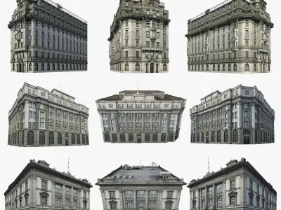 Old Shanghai Architecture Collection 3D model