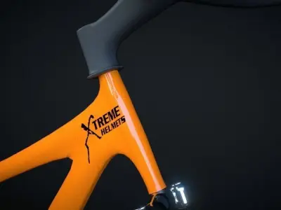 Bicycle orange 3D model purchase