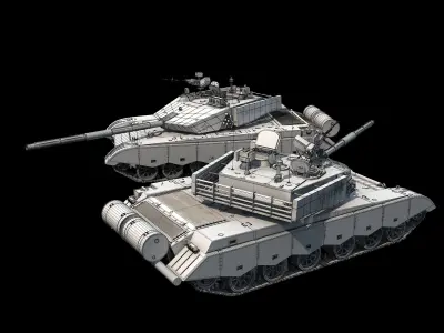 china ZTZ-99 ZTZ-99A  main battle tanks  3D model