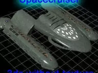 Space Ship Free 3D model get