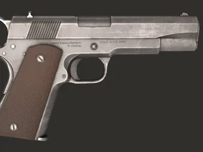 Colt M1911 Low-poly 3D model buy