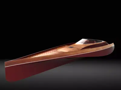 speedboat desk model Free 3D model