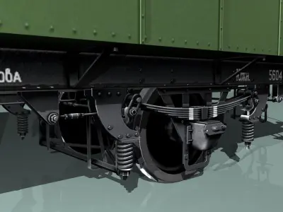 passenger carriage 3D model