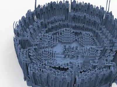 Dantes Hell Ring 1 3D model