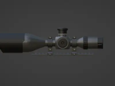  sniper scope 3D model