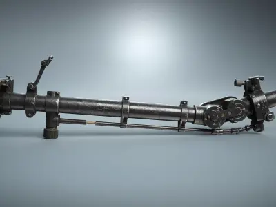 Tank sight TSh-16 for T-34-85 and T-44 Low-poly 3D model