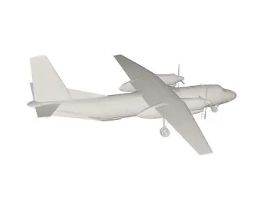 Military Plane concept 3D model buy