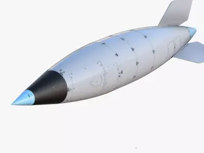AN-52 Thermonuclear Bomb 3D model
