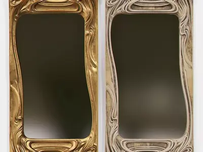Art Nouveau Mirror 3D 3D model purchase