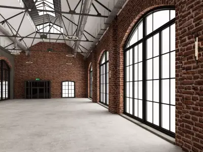 Warehouse Office 2 interior 3D model
