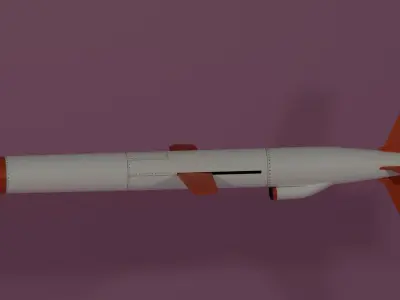 Tomahawk Cruise Missile BGM-109 3D model