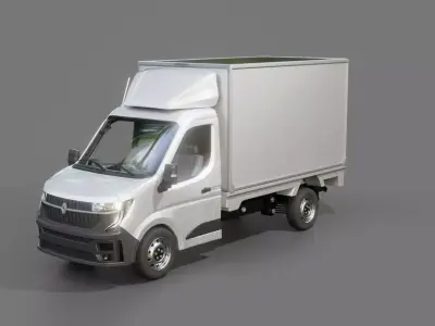 Renault Master Box Truck 3D model