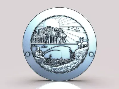 County Seal 3D print model