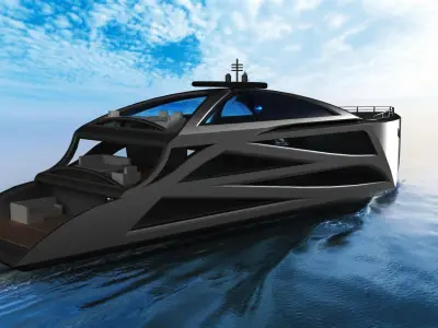 Yacht Concept 3D model