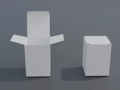 Packaging product box01 3D model